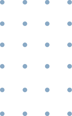 Blue dots pattern on black background.